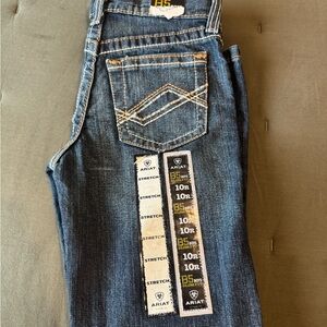 Ariat Boy B5 Slim Denim Jeans in Dark Blue